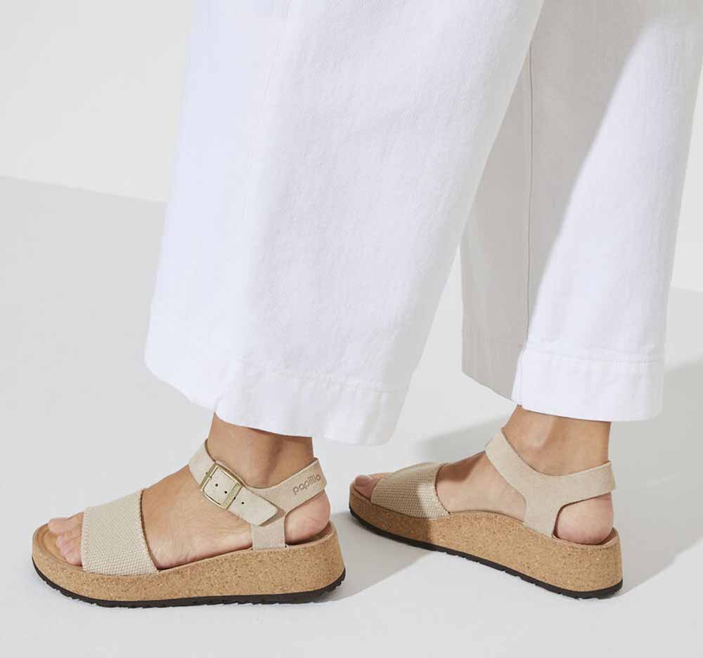 Sandali birkenstock sale con zeppa